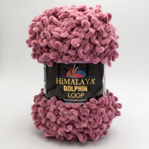 Пряжа плюшевая Himalaya Dolphin Loop 112-15 сухая роза