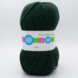 Пряжа Nako Bonbon Ince 98321 темно-зеленый