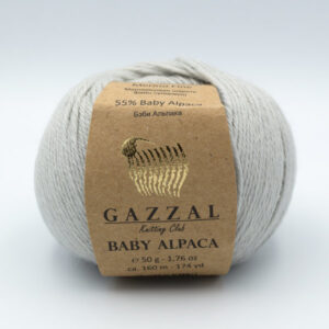 Пряжа Gazzal Baby Alpaca серый 46016