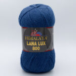 Пряжа Himalaya Lana Lux 800 74625 темно-синій джинс