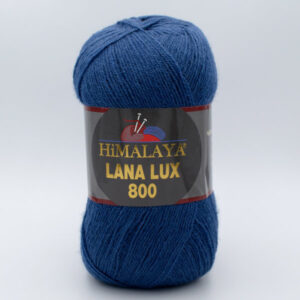 Пряжа Himalaya Lana Lux 800 74625 темно-синій джинс