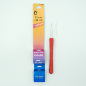 Крючок для вязания с эргономичной ручкой 1.25 мм 14 см Pony 39904