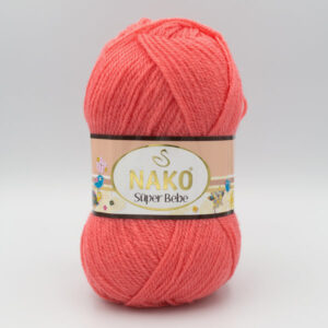 Пряжа Nako Super Bebe 11201 кораловий