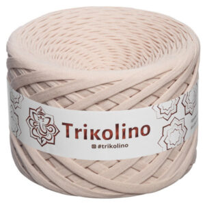 Пряжа трикотажна Trikolino 100м 7-9мм Бежевий 430205
