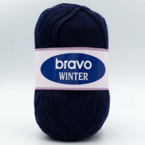 Пряжа Bravo Winter 15 темно-синий