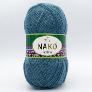 Пряжа Nako Astra 185 голубой джинс