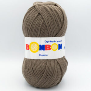 Пряжа Nako Bonbon Classic 98324 темный беж