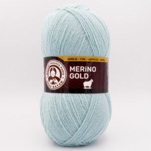 Пряжа Madame Tricote Merino Gold 135 м’ятно-блакитний