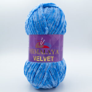 Пряжа плюшева Himalaya Velvet 90027 блакитний