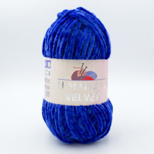 Пряжа плюшевая Himalaya Velvet 90029 синий