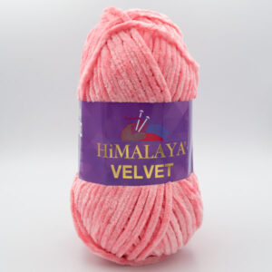 Пряжа плюшевая Himalaya Velvet 90046 розовый
