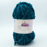 Пряжа плюшева Himalaya Velvet 90048 петроль