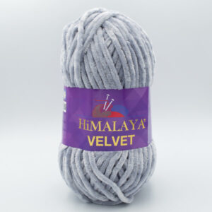 Пряжа плюшевая Himalaya Velvet 90051 серый