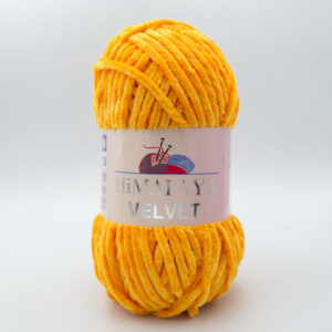 Пряжа плюшевая Himalaya Velvet 90068 желто-оранжевый