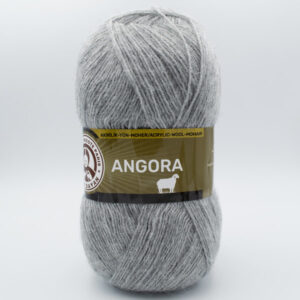 Пряжа Madame Tricote Angora-Полушерсть 007 серый