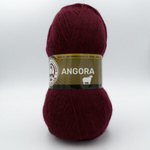 Пряжа Madame Tricote Angora-Напівшерсть 035 бордо