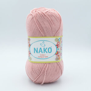 Пряжа Nako Solare Amigurumi 11630 розовая пудра