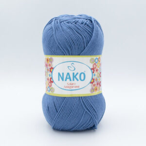 Пряжа Nako Solare Amigurumi 2968 голубой джинс