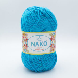 Пряжа Nako Solare Amigurumi 6954 голубая бирюза