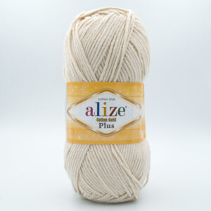Пряжа Alize Cotton Gold Plus 67 світло-бежевий