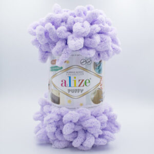 Пряжа Alize Puffy 146 бузковий