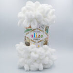 Пряжа Alize Puffy 55 білий