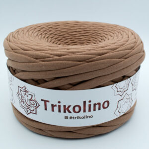 Пряжа трикотажна Trikolino 100м 7-9мм Какао 403273