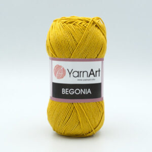 Пряжа YarnArt Begonia 4940 гірчичний