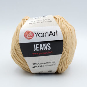 Пряжа YarnArt Jeans 07 пісочно-бежевий