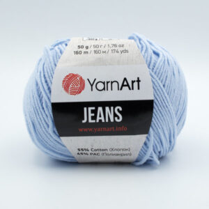 Пряжа YarnArt Jeans 75 світло-блакитний