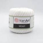 Пряжа YarnArt Violet 1000 белый