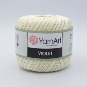 Пряжа YarnArt Violet 326 молочный