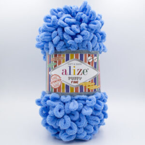 Пряжа Alize Puffy FINE 112 блакитний