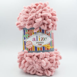 Пряжа Alize Puffy FINE 161 темна пудра