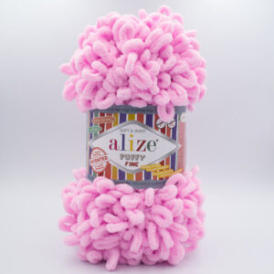 Пряжа Alize Puffy FINE 194 рожевий