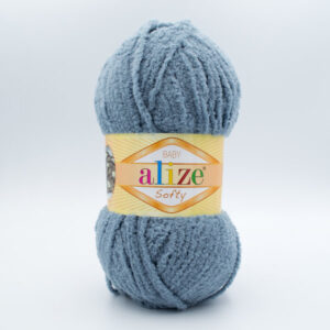 Пряжа Alize Softy 119 сіро-блакитний джинс
