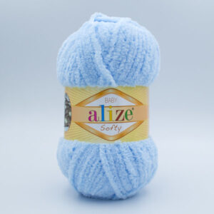 Пряжа Alize Softy 183 ніжно-блакитний