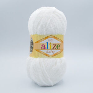 Пряжа Alize Softy 55 білий