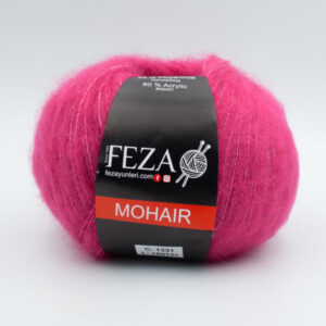 Пряжа Feza Mohair 1231 малиновий