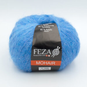 Пряжа Feza Mohair 1829 блакитний