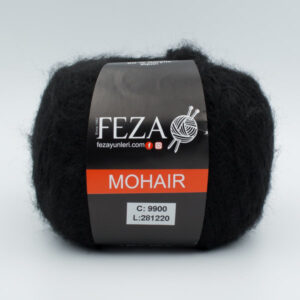 Пряжа Feza Mohair 9900 чорний