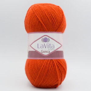 Пряжа LaVita Gonca 3106 помаранчево-рудий