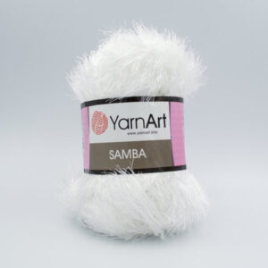 Пряжа YarnArt Samba 01 білий