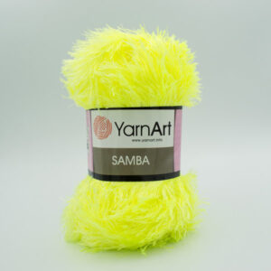 Пряжа YarnArt Samba 2052 жовтий неон