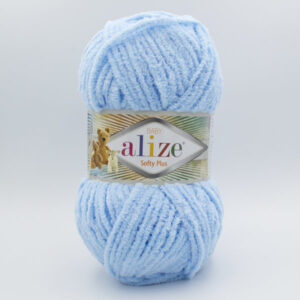 Пряжа Alize Softy Plus 183 світло-блакитний
