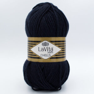 Пряжа LaVita Chells 9779 чорнильний синій