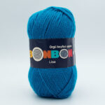 Пряжа Nako Bonbon Lisa 98685 темная голубая бирюза