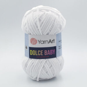 Пряжа YarnArt Dolce Baby 741 білий