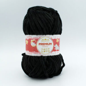 Пряжа плюшева Premium Yarns Baby Love 311 чорний