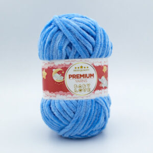 Пряжа плюшева Premium Yarns Baby Love 327 блакитний